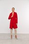 Casaco Longo de Lã Feminino Vermelho