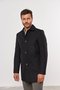 Casaco Masculino Longo Preto