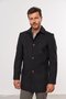 Casaco Masculino Longo Preto