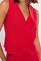 Colete Feminino Curto Vermelho