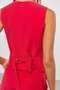 Colete Feminino Curto Vermelho