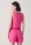 Cropped com Recorte Lateral Rosa Pink