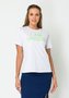 T-shirt Feminina Color Basic Branca